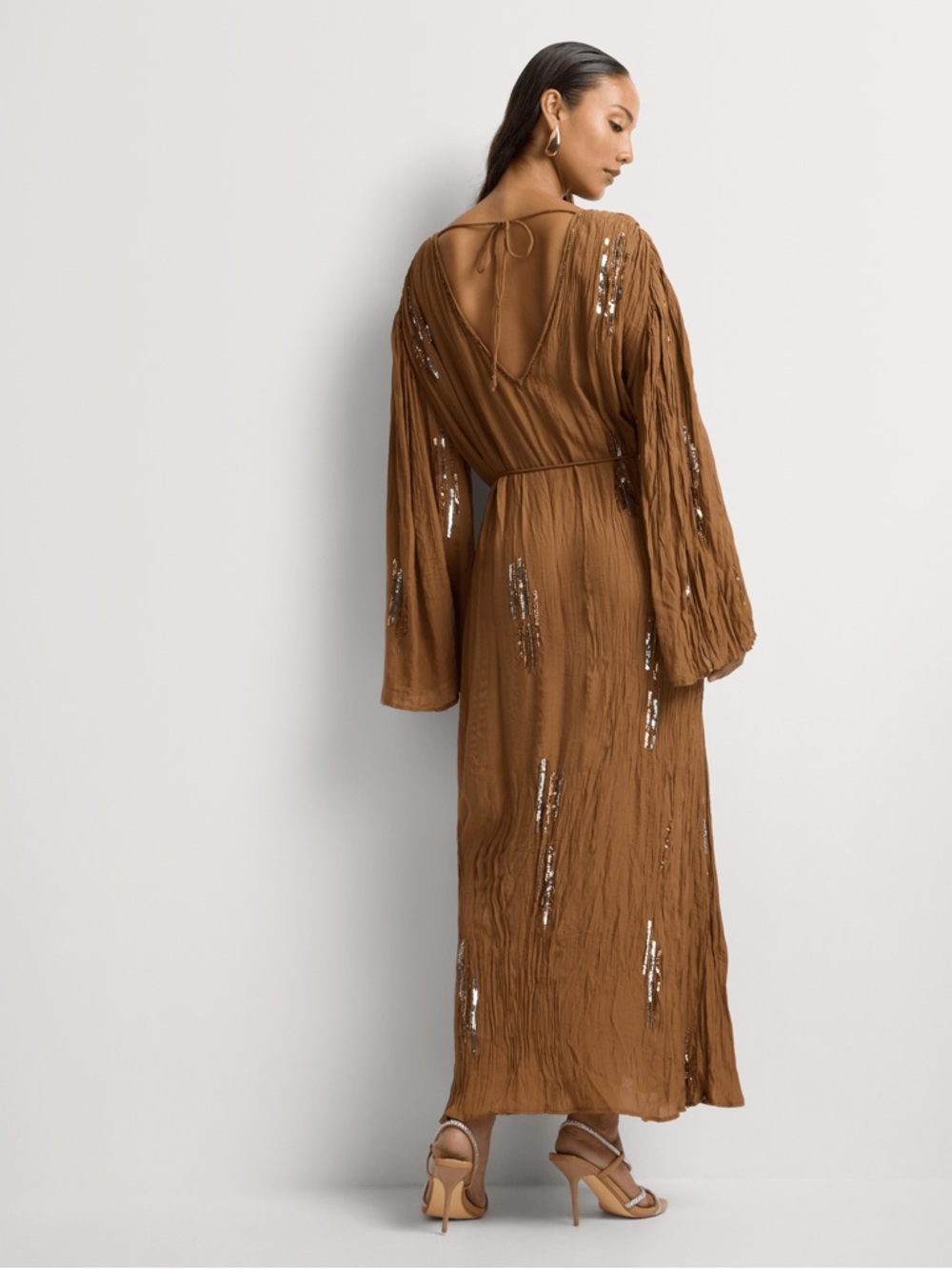 Zara’s The Luella Embellished Kaftan Dress Medium - Picture 3 of 16